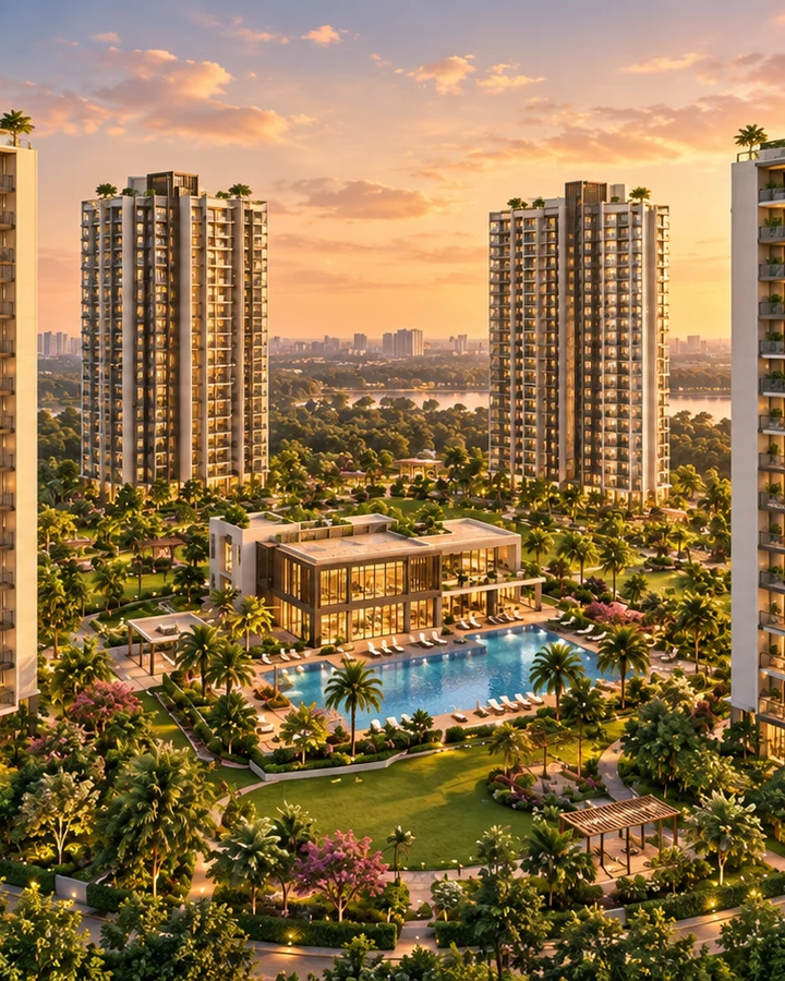 Prestige Falcon City Reserve project exterior reference image